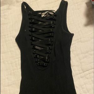 LF lace up bodysuit